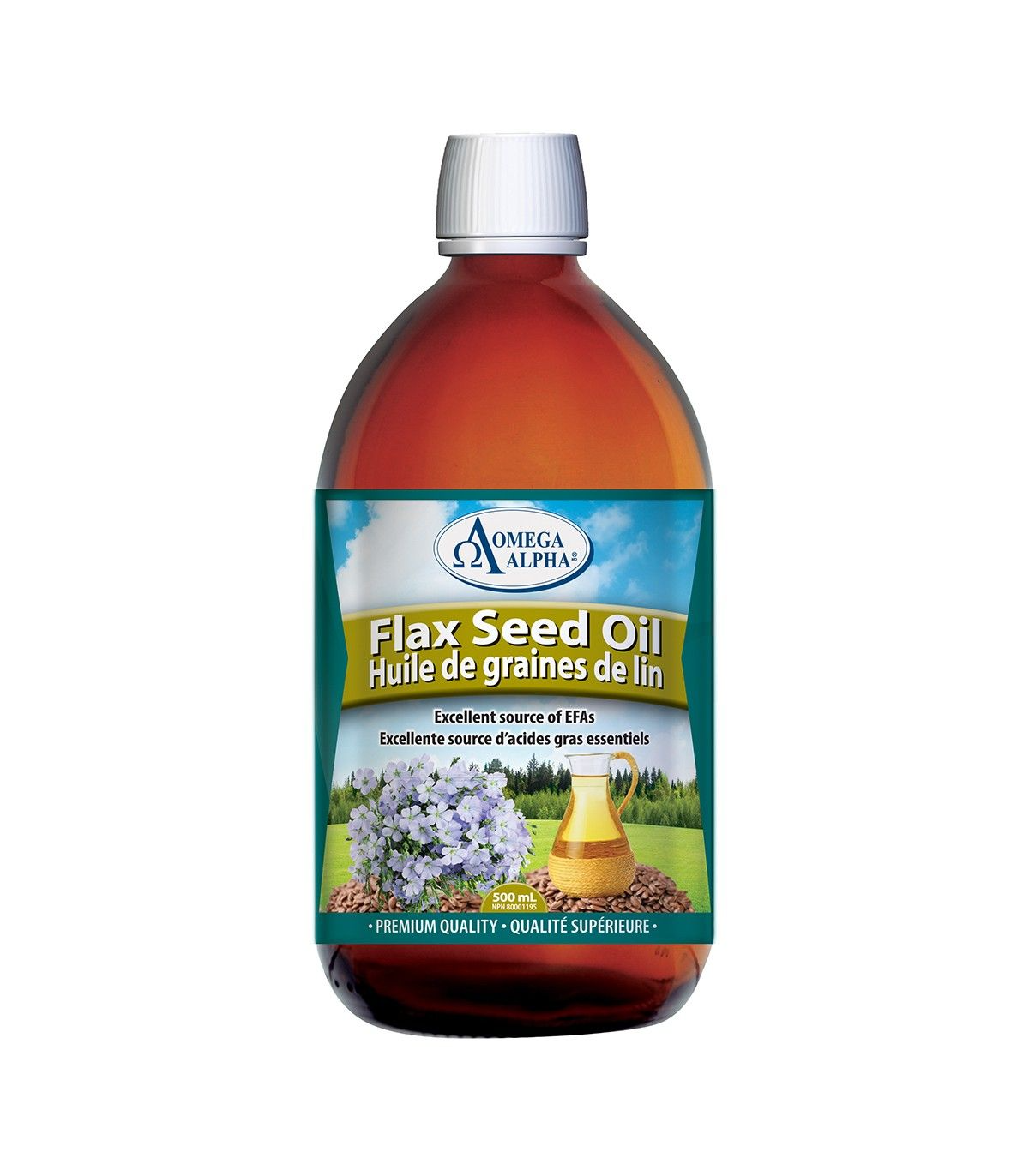Omega Alpha 오메가 알파 아마씨 오일 천연 500ml | 매일 업데이트되는 특가 상품 | VITASHOP