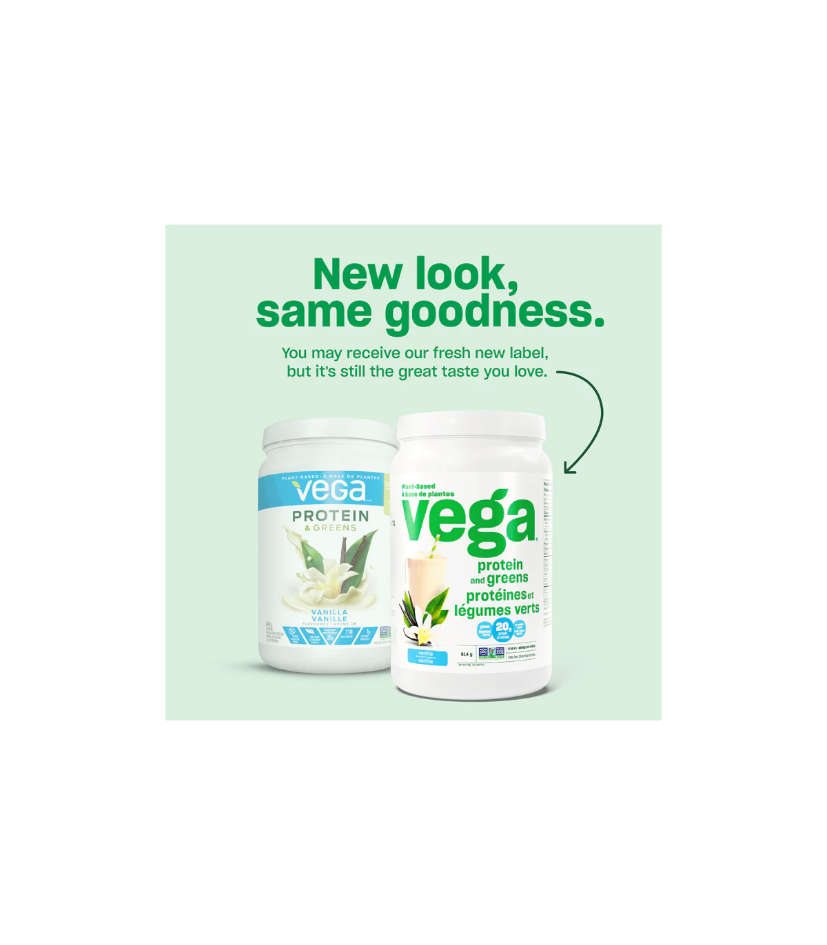 Vega 베가 Vega Protein & Greens Shake 바닐라 614g 21인분 | 매일 업데이트되는 특가 상품 | VITASHOP