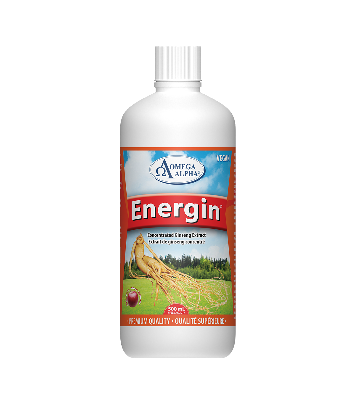 Omega Alpha Energin Apple 500 ml | Unbeatable Prices, Daily Deals | VITASHOP