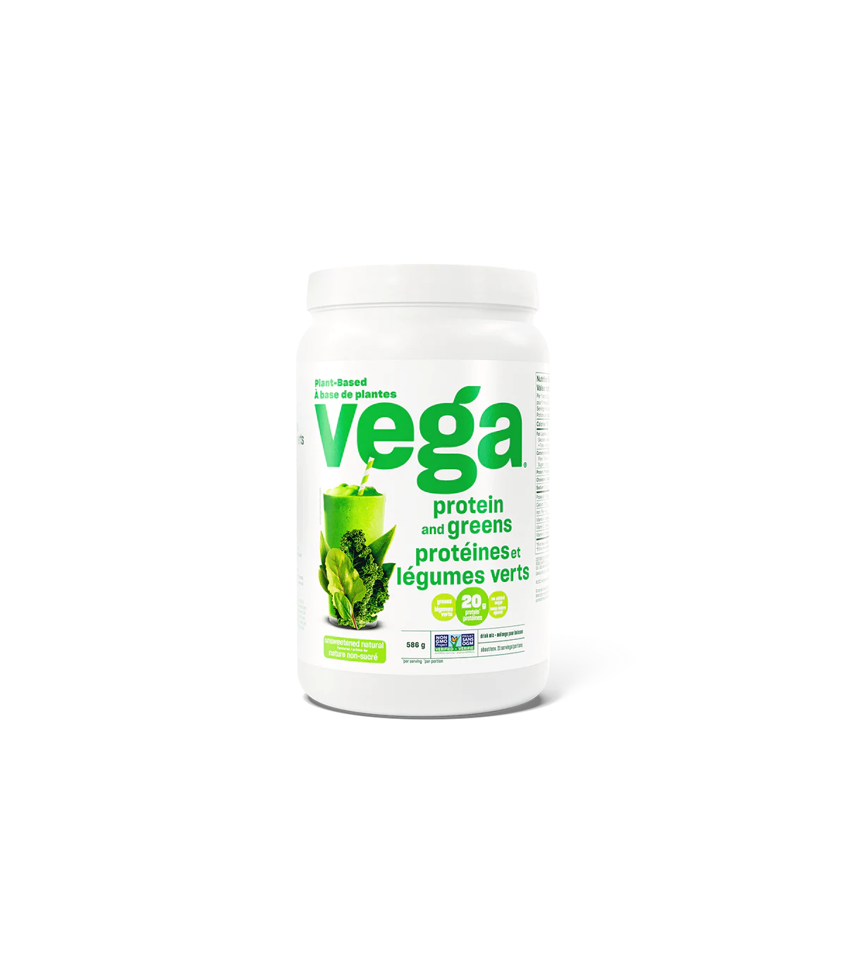 Vega 베가 Vega Protein & Greens Shake, Natural 586g 21인분 | 매일 업데이트되는 특가 상품 | VITASHOP