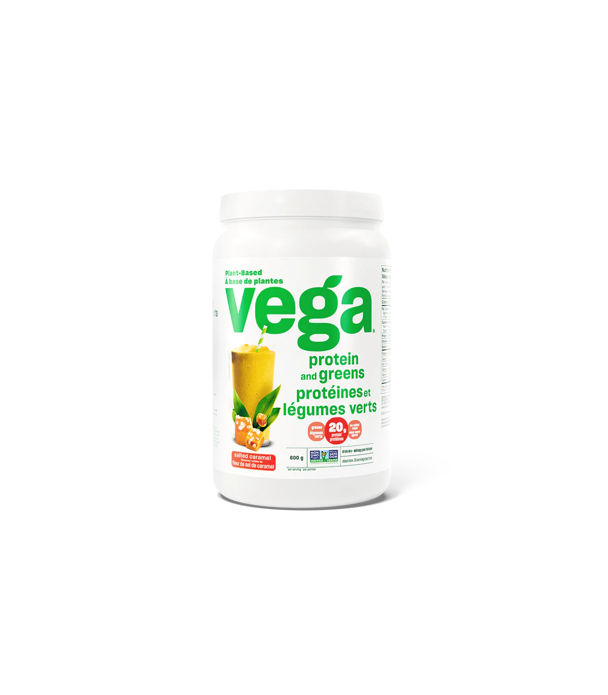 Vega 베가 Vega Protein & Greens Shake 솔티드 캐러멜 600g 21인분 | 매일 업데이트되는 특가 상품 | VITASHOP
