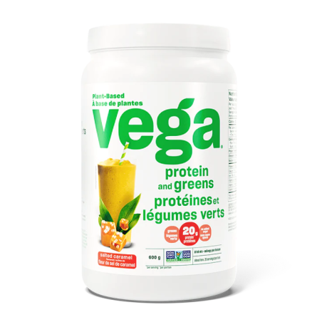 Vega 베가 Vega Protein & Greens Shake 솔티드 캐러멜 600g 21인분 | 매일 업데이트되는 특가 상품 | VITASHOP
