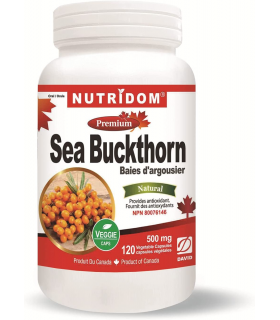 Sea Buckthorn 120 Vegi Capsules | Safest & Easiest Shopping Vitamins Online | VITASHOP