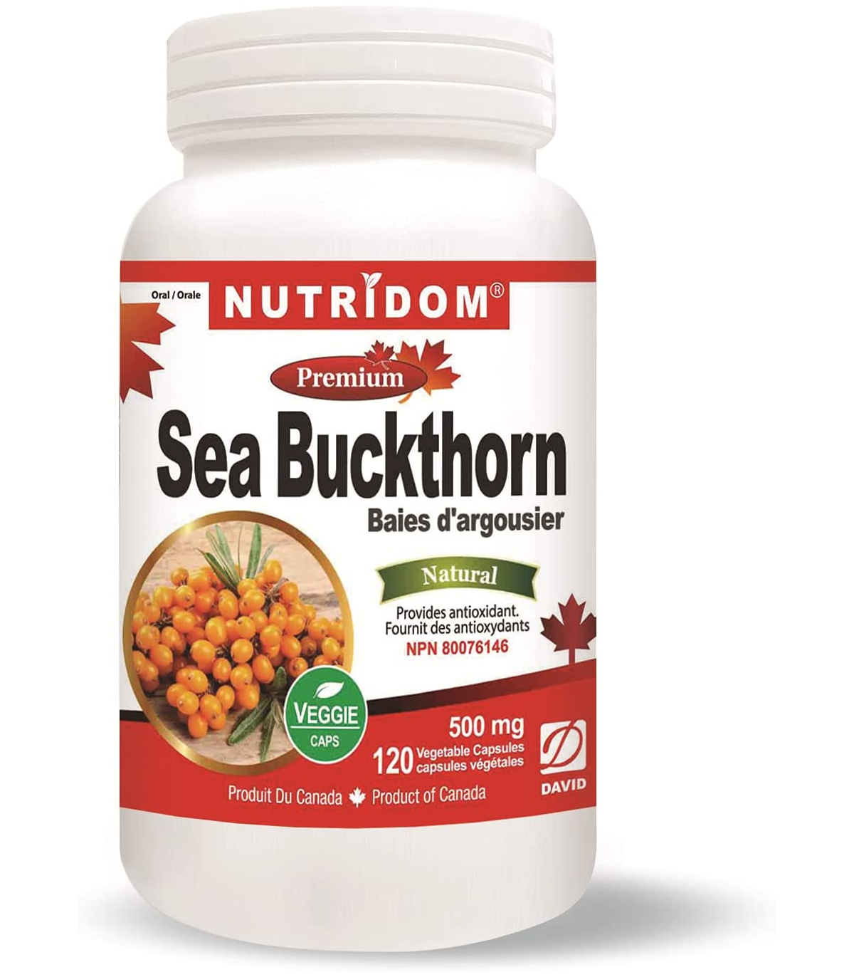 Nutridom Sea Buckthorn 120 Vegi Capsules | Unbeatable Prices, Daily Deals | VITASHOP