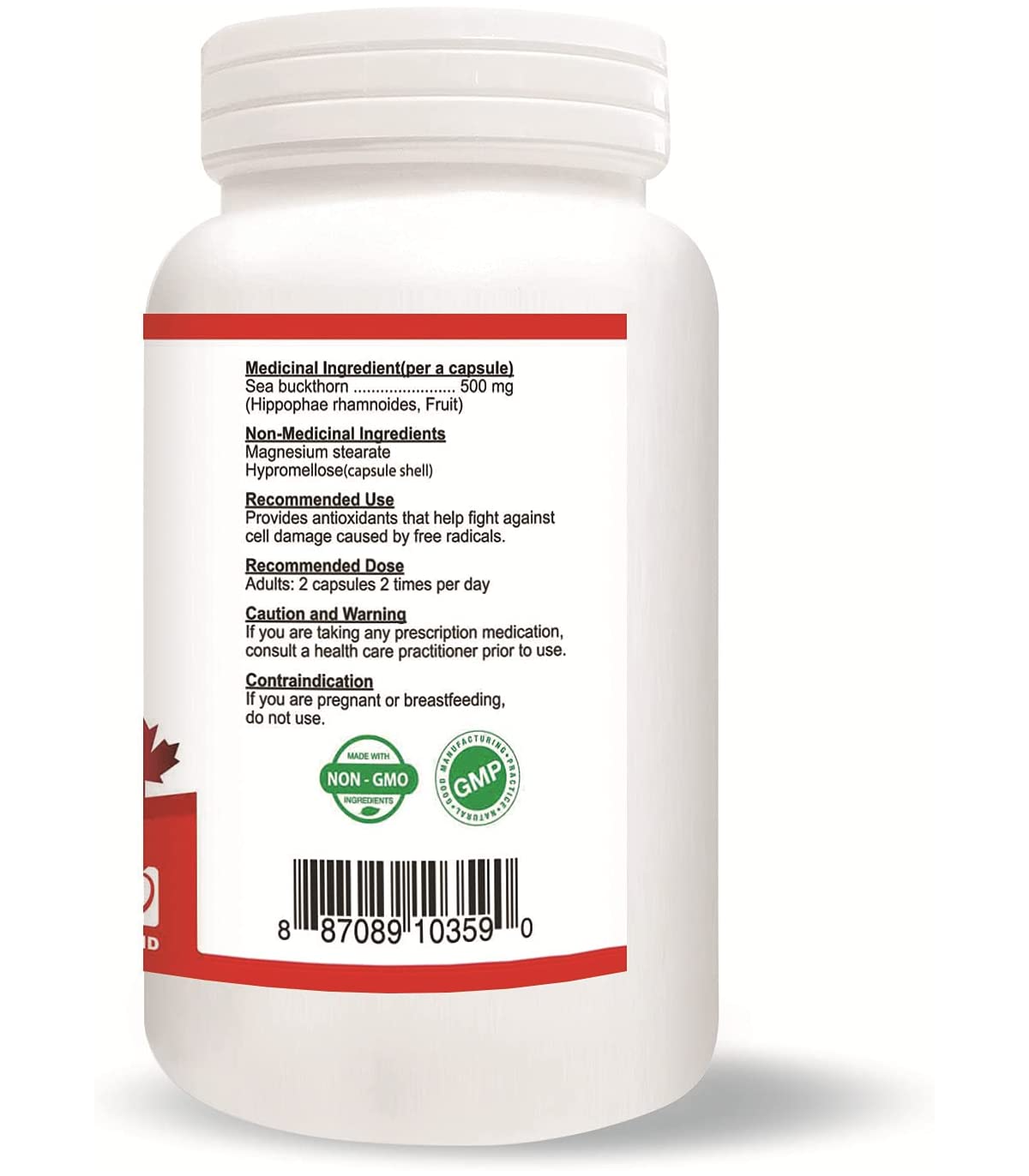 Nutridom Sea Buckthorn 120 Vegi Capsules | Unbeatable Prices, Daily Deals | VITASHOP