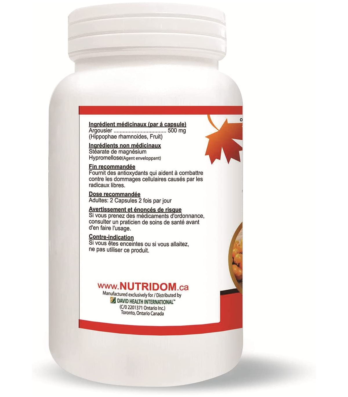 Nutridom Sea Buckthorn 120 Vegi Capsules | Unbeatable Prices, Daily Deals | VITASHOP