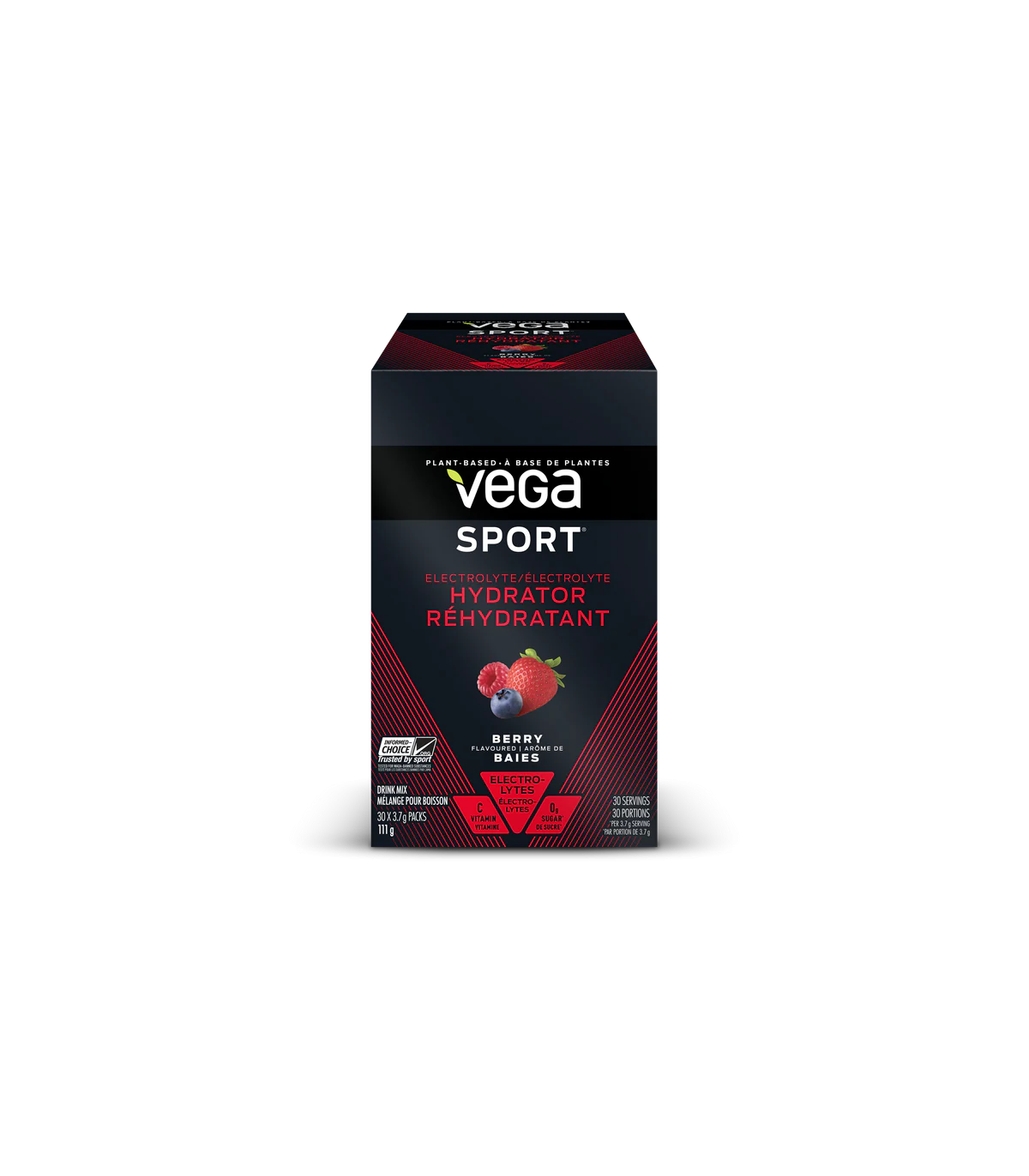 Vega 베가 Vega Sport 전해질 수화기 상자, 베리 30 x 3.7g(30포) | 매일 업데이트되는 특가 상품 | VITASHOP