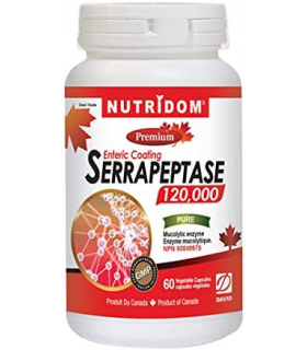 Nutridom 뉴트리돔 Serrapeptase 60 식물성 캡슐 | 매일 업데이트되는 특가 상품 | VITASHOP