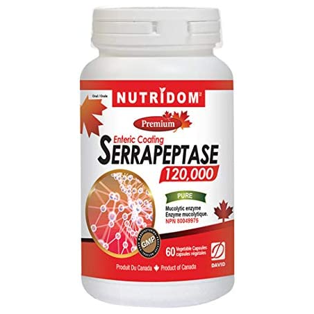 Nutridom Serrapeptase 60 Vegi Capsules | Unbeatable Prices, Daily Deals | VITASHOP