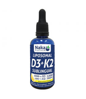 Naka Platinum Liposomal D3 + K2 Drops 50 ml | Unbeatable Prices, Daily Deals | VITASHOP