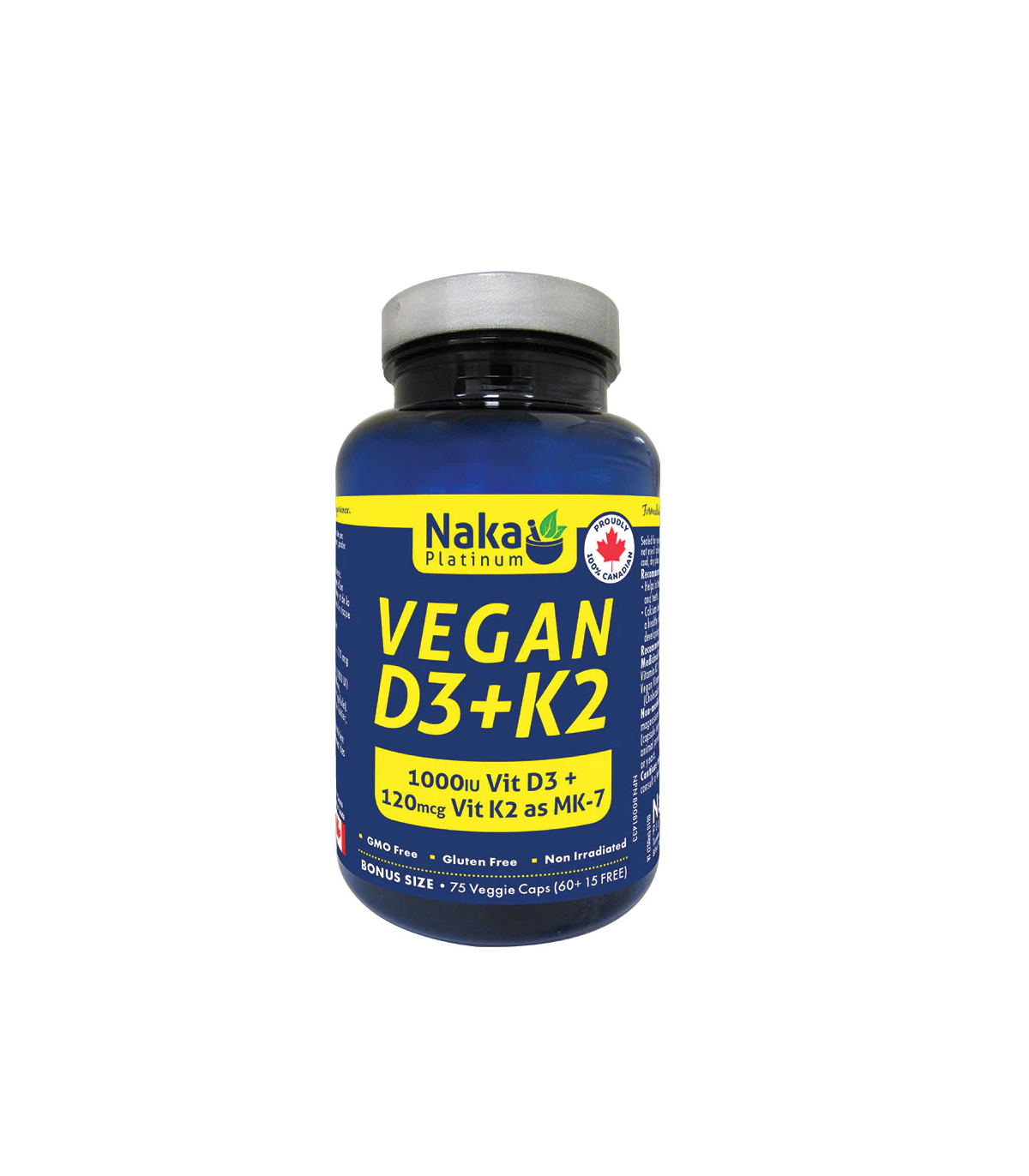 Naka 나카 플래티넘 비건 D3 + K2 75 베지 캡슐 | 매일 업데이트되는 특가 상품 | VITASHOP