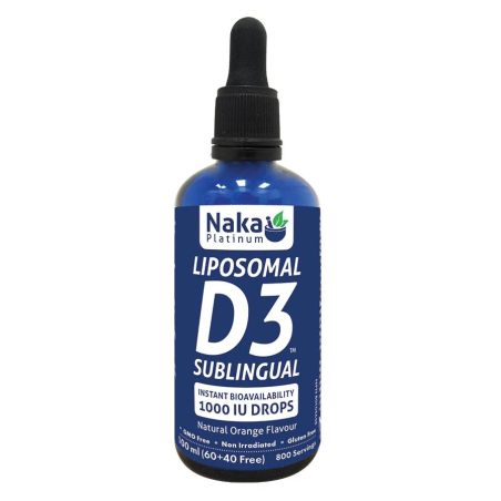 Naka 나카 플래티넘 리포솜 D3 1000 IU 드로퍼 유리병 100ml | 매일 업데이트되는 특가 상품 | VITASHOP