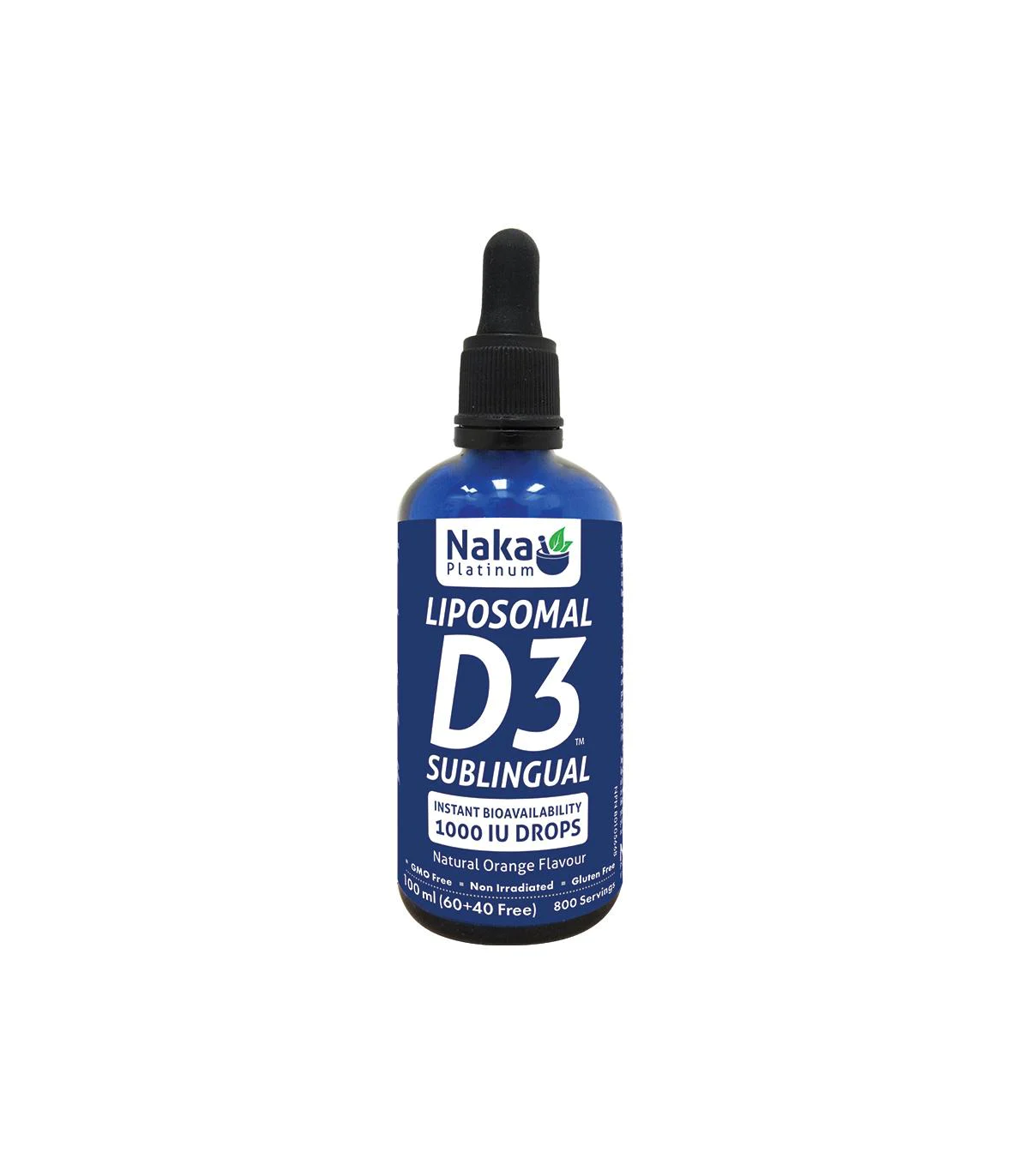 Naka 나카 플래티넘 리포솜 D3 1000 IU 드로퍼 유리병 100ml | 매일 업데이트되는 특가 상품 | VITASHOP