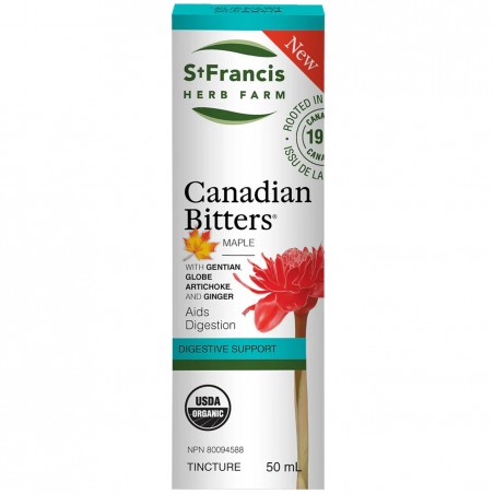 St. Francis Herb Farm Canadian Bitters Maple 50 mL | 每天不同折扣, 全网最低价格 | 种类齐全的保健品店铺 VITASHOP, 只有你想不到, 没有你买不到 !