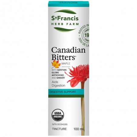 St. Francis Herb Farm Canadian Bitters Maple 100 mL | Prix imbattables, aubaines quotidiennes | VITASHOP