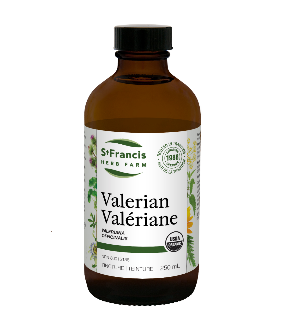 St. Francis Herb Farm Valerian 250 mL | 每天不同折扣, 全网最低价格 | 种类齐全的保健品店铺 VITASHOP, 只有你想不到, 没有你买不到 !