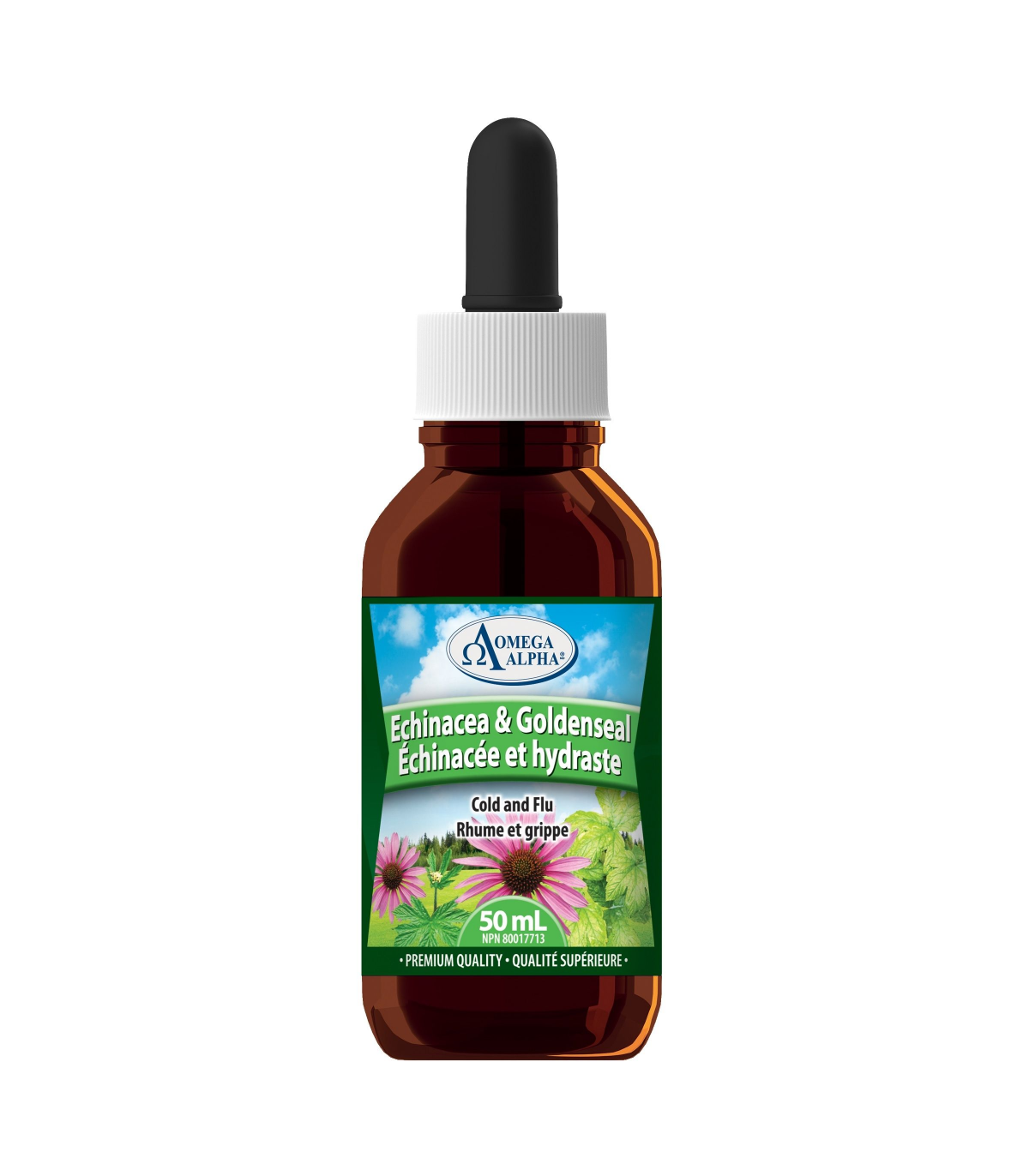 Omega Alpha Echinacea & Goldenseal Natural 50 ml | Unbeatable Prices, Daily Deals | VITASHOP