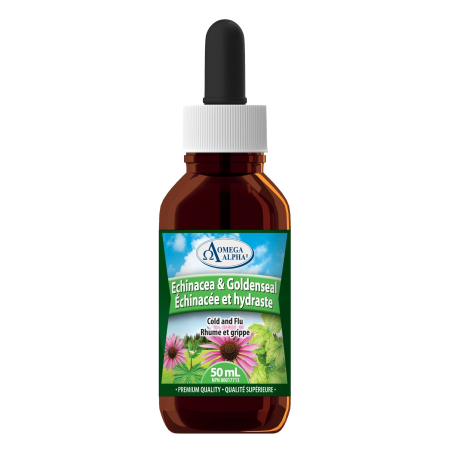 Omega Alpha Echinacea & Goldenseal Natural 50 ml | Unbeatable Prices, Daily Deals | VITASHOP