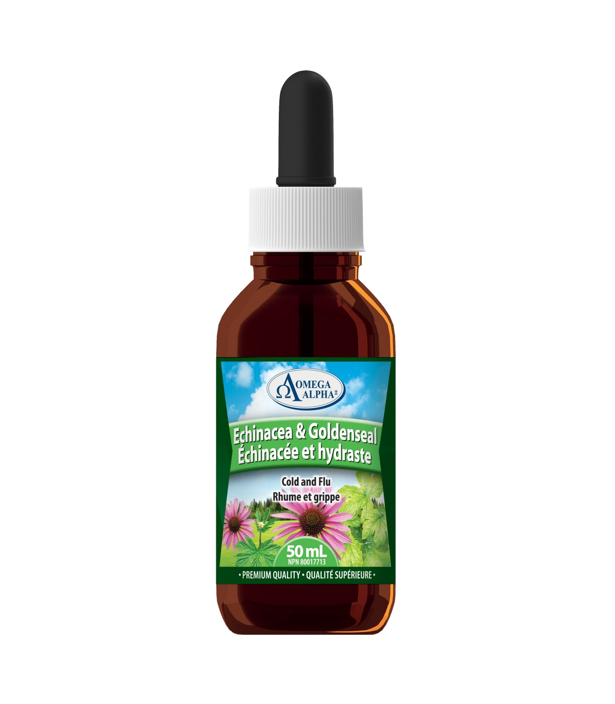 Omega Alpha Echinacea & Goldenseal Natural 50 ml | Unbeatable Prices, Daily Deals | VITASHOP