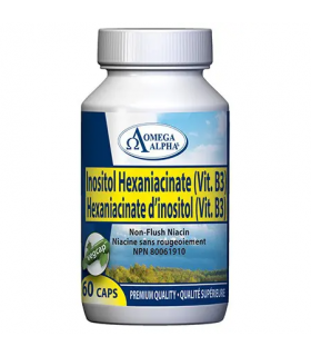 Omega Alpha Inositol Hexaniacinate Vitamin B3 60 Vagi Capsules | Unbeatable Prices, Daily Deals | VITASHOP