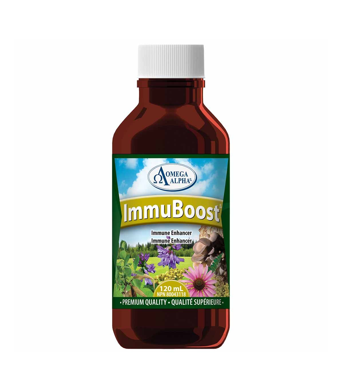 Omega Alpha ImmuBoost Natural 120 ml | Unbeatable Prices, Daily Deals | VITASHOP