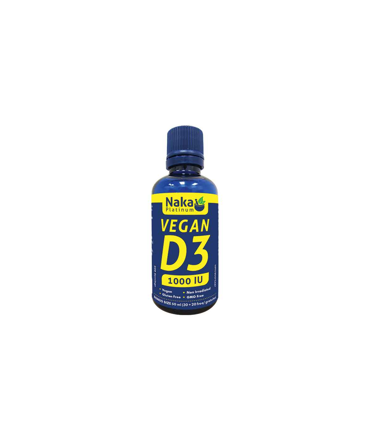 Platinum D3 50 ml 1000 IU Vegan Algae | Safest & Easiest Shopping Vitamins Online | VITASHOP