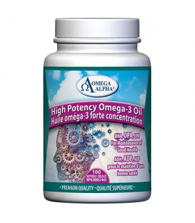 Omega Alpha High Potency Omega‐3 Oil 100 Softgels | Unbeatable Prices, Daily Deals | VITASHOP