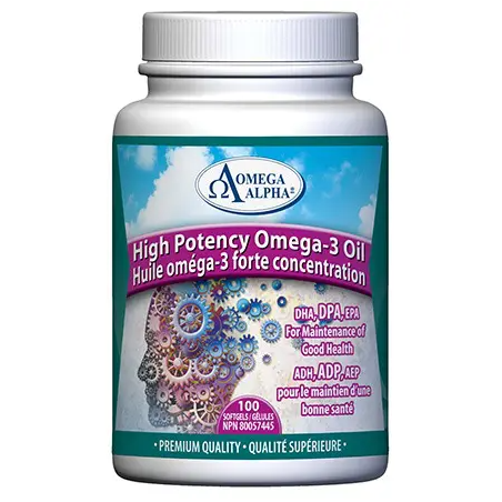 Omega Alpha High Potency Omega‐3 Oil 100 Softgels | 每天不同折扣, 全网最低价格 | 种类齐全的保健品店铺 VITASHOP, 只有你想不到, 没有你买不到 !
