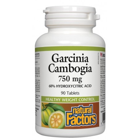 Natural Factors 내추럴 팩터스 가르시니아 캄보지아 750mg, 90정 | 매일 업데이트되는 특가 상품 | VITASHOP