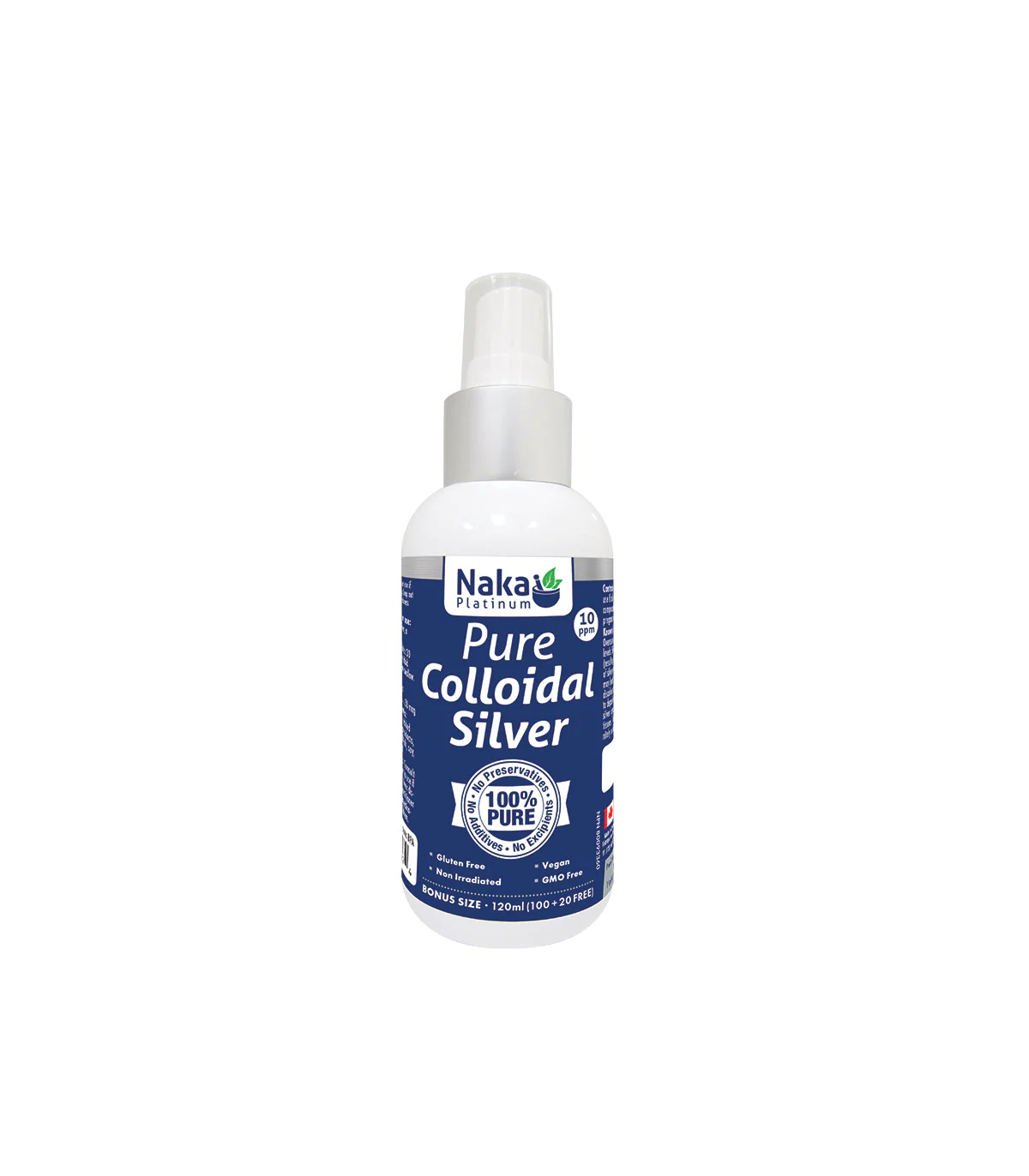 Naka 나카 백금 콜로이드 실버 10ppm 스프레이 120ml | 매일 업데이트되는 특가 상품 | VITASHOP