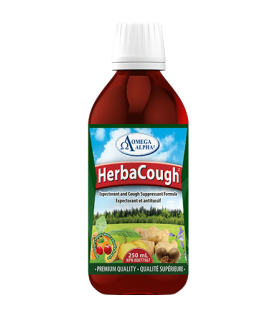 Omega Alpha HerbaCough Cherry‐Menthol 250 ml | Unbeatable Prices, Daily Deals | VITASHOP