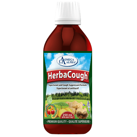Omega Alpha HerbaCough Cherry‐Menthol 250 ml | Unbeatable Prices, Daily Deals | VITASHOP