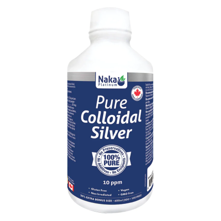 Naka Platinum Colloidal Silver 10ppm 600 ml | Unbeatable Prices, Daily Deals | VITASHOP
