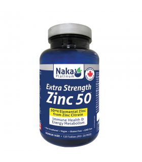 Naka Platinum Zinc Citrate 50 mg 120 Tablets | 每天不同折扣, 全网最低价格 | 种类齐全的保健品店铺 VITASHOP, 只有你想不到, 没有你买不到 !