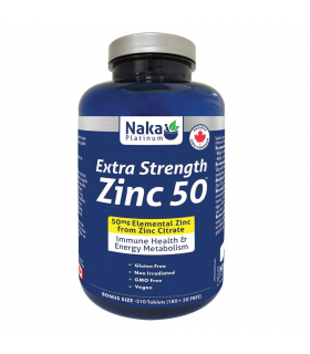 Naka Platinum Zinc Citrate 50 mg 210 Tablets | Unbeatable Prices, Daily Deals | VITASHOP