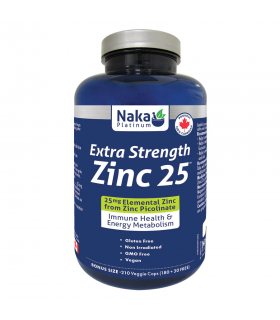 Naka 나카 백금 아연 피콜리네이트 25 mg 210 식물성 캡슐 | 매일 업데이트되는 특가 상품 | VITASHOP