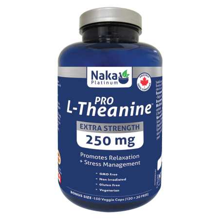 Naka 나카 플래티넘 프로 L-테아닌 250 mg 150 식물성 캡슐 | 매일 업데이트되는 특가 상품 | VITASHOP