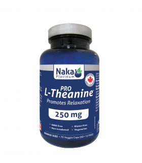 Naka Platinum Pro L-Theanine 250 mg 75 Vegi Capsules | Unbeatable Prices, Daily Deals | VITASHOP
