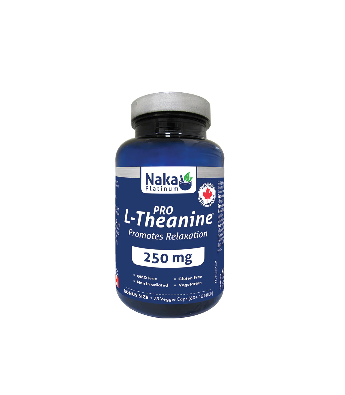 Naka 나카 플래티넘 프로 L-테아닌 250 mg 75 식물성 캡슐 | 매일 업데이트되는 특가 상품 | VITASHOP