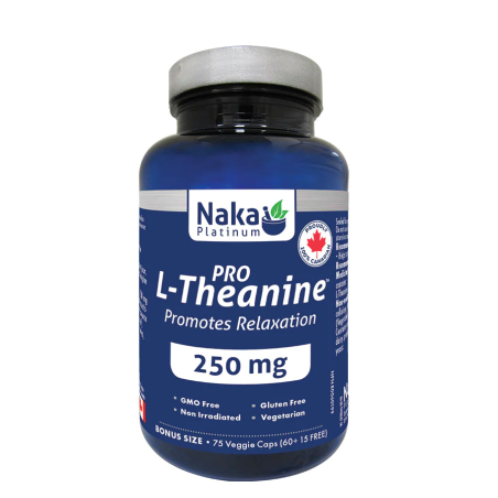 Naka 나카 플래티넘 프로 L-테아닌 250 mg 75 식물성 캡슐 | 매일 업데이트되는 특가 상품 | VITASHOP