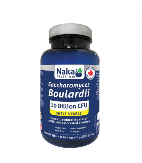 Naka Platinum Saccharomyces Boulardii 40 DR Vegi Capsules | Unbeatable Prices, Daily Deals | VITASHOP