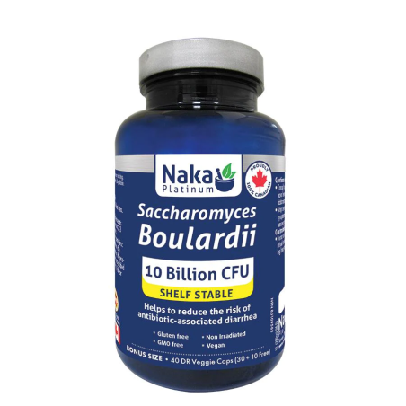 Naka Platinum Saccharomyces Boulardii 40 DR Vegi Capsules | Unbeatable Prices, Daily Deals | VITASHOP