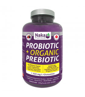 Naka Platinum Probiotic + Organic Prebiotic Shelf Stable Powder 300 g | Unbeatable Prices, Daily Deals | VITASHOP