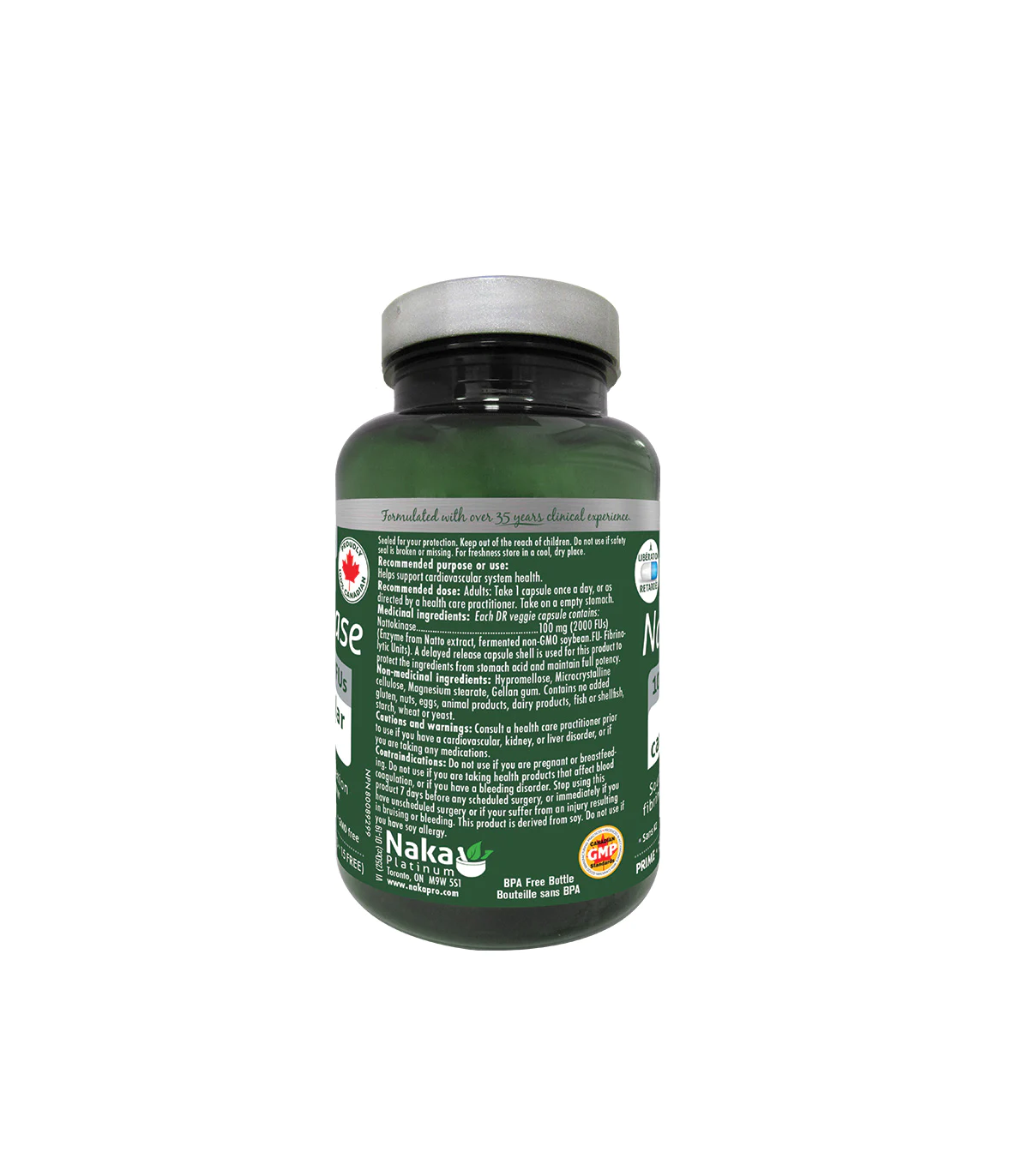 Naka 나카 백금 나토키나아제 100 mg 2000Fu 150 DR 베지 캡슐 | 매일 업데이트되는 특가 상품 | VITASHOP