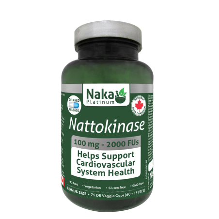 Naka 나카 백금 나토키나제 100 mg 2000Fu 75 DR 베지 캡슐 | 매일 업데이트되는 특가 상품 | VITASHOP