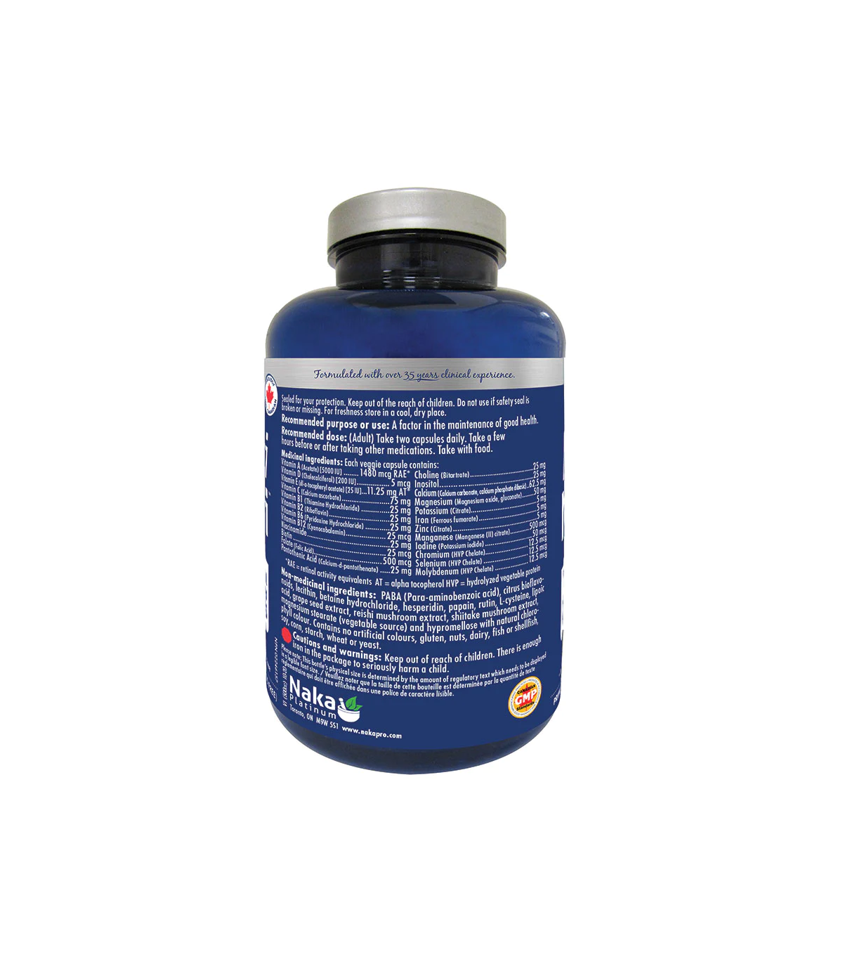 Naka Platinum Nutri Multi 150 Capsules | 每天不同折扣, 全网最低价格 | 种类齐全的保健品店铺 VITASHOP, 只有你想不到, 没有你买不到 !