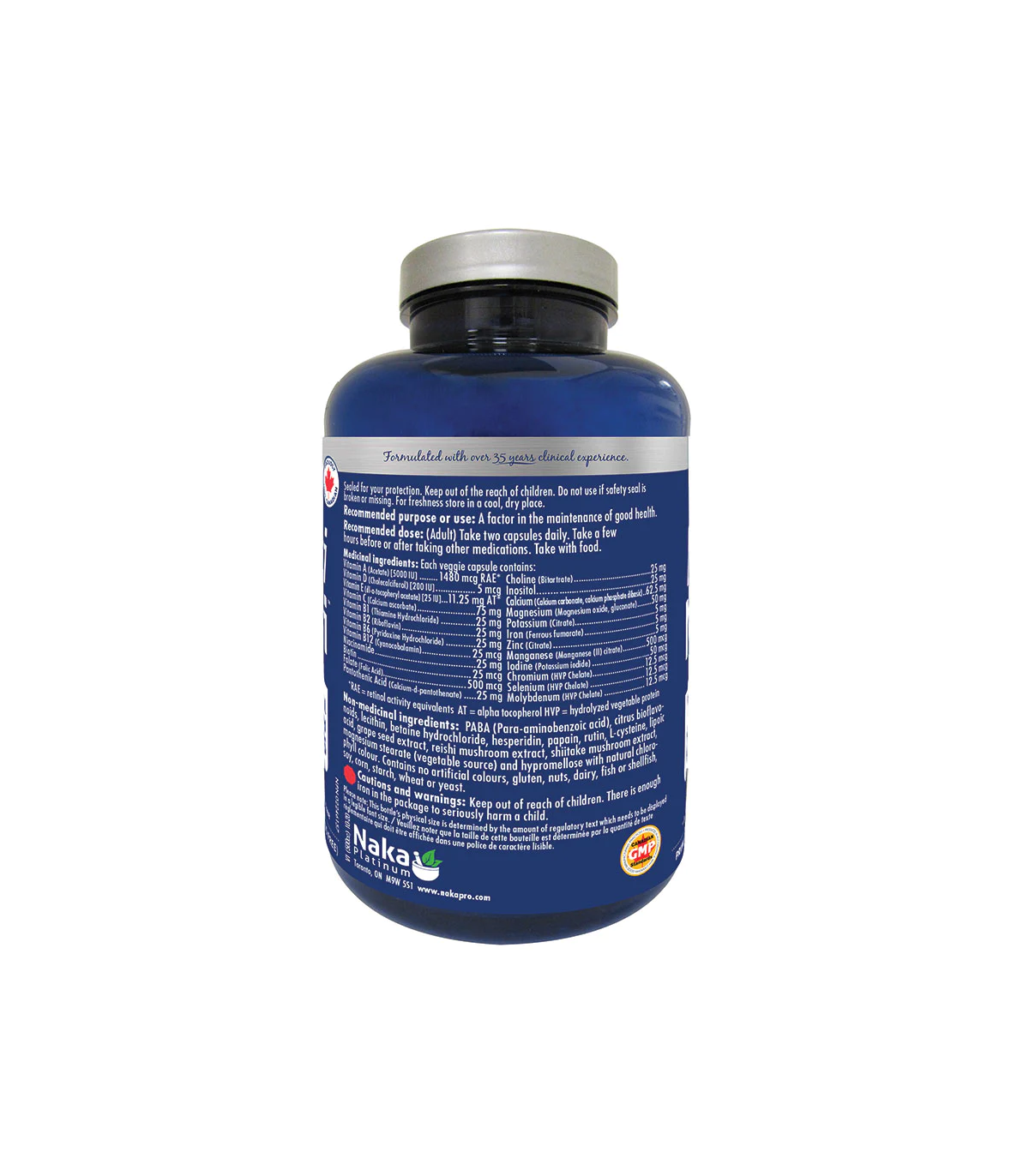 Naka Platinum Nutri Multi 150 Capsules | 每天不同折扣, 全网最低价格 | 种类齐全的保健品店铺 VITASHOP, 只有你想不到, 没有你买不到 !