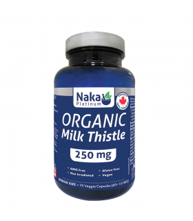 Naka Platinum Organic Milk Thistle 250 mg 75 Vegi Capsules | Unbeatable Prices, Daily Deals | VITASHOP