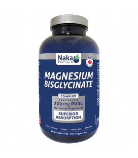 Naka Platinum Mag Bisglycinate 200 mg 390 Vegi Capsules | Unbeatable Prices, Daily Deals | VITASHOP