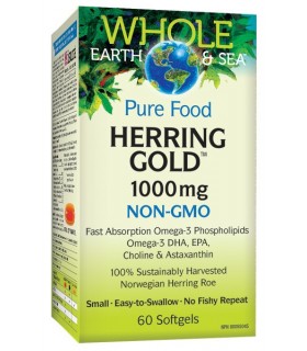 Whole Earth & Sea Herring Gold 1000 mg, 60 Softgels | 每天不同折扣, 全网最低价格 | 种类齐全的保健品店铺 VITASHOP, 只有你想不到, 没有你买不到 !